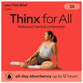 thumbnail image 3 of Thinx for All™ Women's Everyday Comfort Leakproof Period Underwear, Leakproof up to 12 hours, Black Haze, 3 of 8