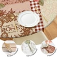 thumbnail image 4 of Pioneer Flower Floral Print Pattern Round Fitted Tablecloth with Elastic Edge,Dining Table Cover Waterproof,Outdoor Round Tablecloth for Camping,Dining,Indoor and Outdoor, 4 of 7