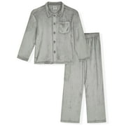 Sleep On It Boys 2-Piece Flannel Fleece Pajama Sets - Outdoors , 8-10