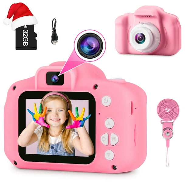 Cámara de vídeo digital GKTZ para niños de 3 a 8 años con SD de 32 GB