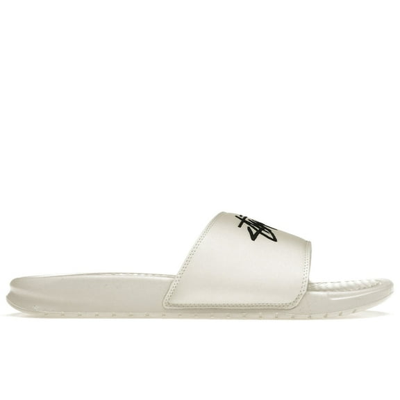 Nike Men's Benassi Stussy Cream Sandals, from StockX
