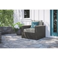 thumbnail image 3 of Homestyles Boca Raton Fauteuil d'Extérieur en Rotin Marron, 3 of 26