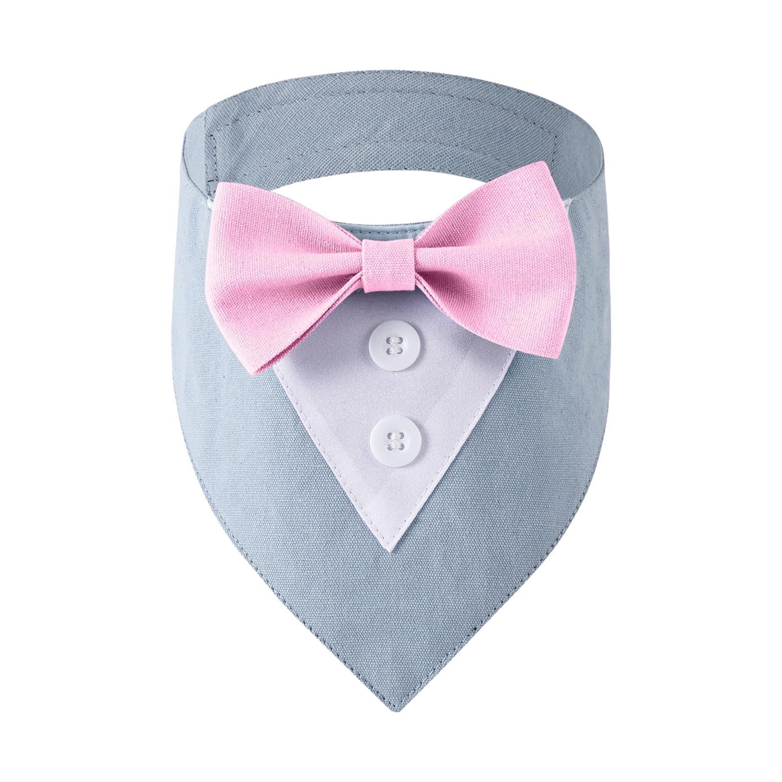 Fashion Tuxedo Pet Neckerchief For Dog Cats Absorbent Adjustable Neck Collar Formal Bowtie for Pet Christmas Party Wear