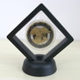 thumbnail image 5 of Appoft Challenge Coin Display Frame, 3D Floating Display Case Stand Holder, Medallion Medal Specimen Military Coin Clear Box (Black), 5 of 6