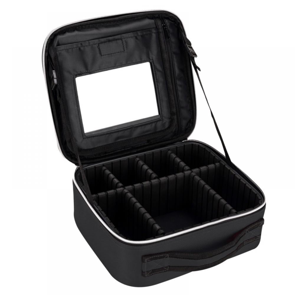 Travel Makeup Case, Cosmetic Train Case Organizer Portable Artist