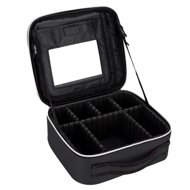 Travel Makeup Case, Cosmetic Train Case Organizer Portable Artist