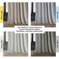 thumbnail image 3 of Half Price Drapes City Grey Heritage Plush Velvet Room Darkening Curtains (1 Panel), 50W X 96L, 3 of 12