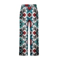 thumbnail image 4 of Pantalones largos para hombre, cintura elástica, transpirables, cómodos, suaves, informales, de playa, de poliéster., 4 of 5