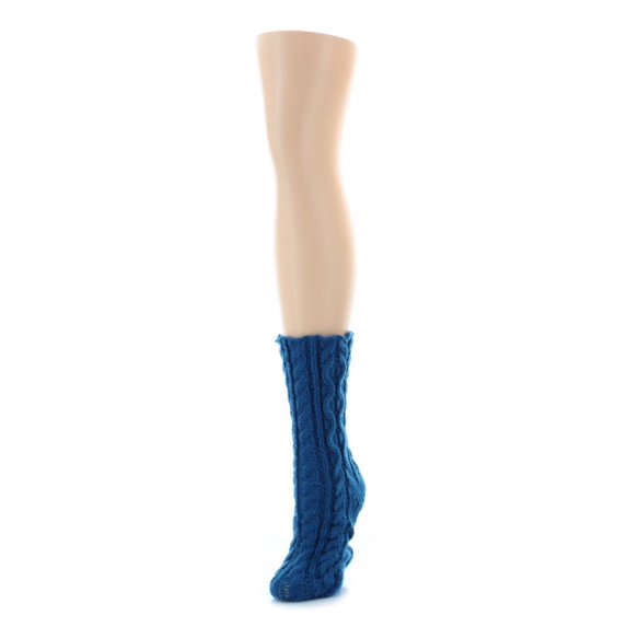 MeMoi Cable Braid Chunky Knit Boot Socks - Womens - Female