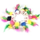 thumbnail image 3 of pawstrip Soft Fleece False Mouse Cat Toys Colorful Feather Funny Playing Toys For Cats Kitten Interactive Ball Cat Toy Catnip ShopWise Round, 3 of 13