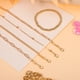 thumbnail image 2 of 5 pulseras de oro para mujer, pulseras apilables, pulseras finas, pulseras de cadena, pulseras de muñeca, cadenas de muñeca estéticas, 2 of 4