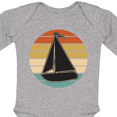 thumbnail image 4 of Inktastic Sailboat Vintage Nautical Sailing Boys or Girls Long Sleeve Baby Bodysuit, 4 of 5
