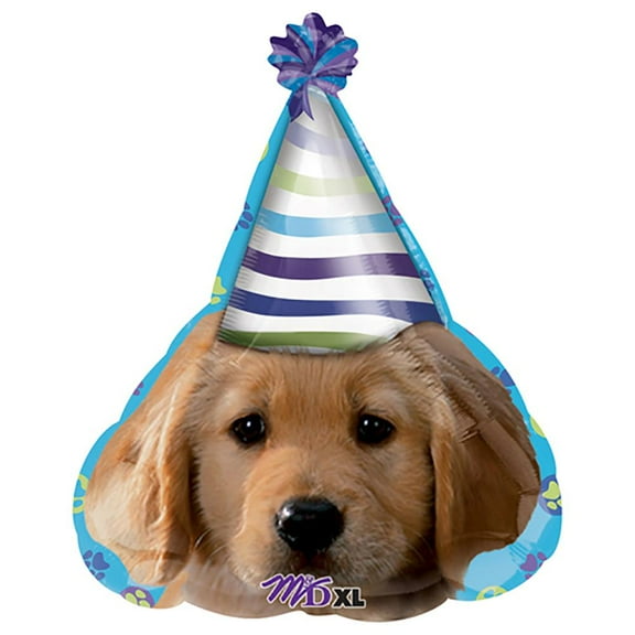 LOONBALLOON Birthday Childeren Balloons, 24″ PARTY PUPS BIRTHDAY JUNIOR SHAPE
