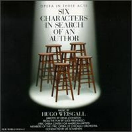 Pre-Owned Hugo Weisgall: Six Characters in Search of an Author (CD 0093228045427) by Andrew Schroeder (baritone) Beverly Thiele (vocals) Brad Cresswell (vocals) Bruce Fowler (tenor) Bruce Wallace