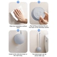 thumbnail image 4 of Golf Ball Shaped Wall Mounted Toilet Brush Double Sided Silicone Toilet Scrubbers For Bathroom, 4 of 7