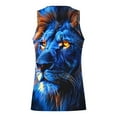thumbnail image 7 of ZCFZJW Men's Quick Dry Sport Tank Top for Bodybuilding Gym Athletic Jogging Running,Cute 3D Animal Print Fitness Training Workout Sleeveless Shirts Multicolor#02 XL, 7 of 7
