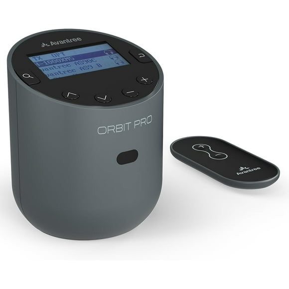 Avantree Orbit Pro - Bluetooth Audio Transmitter & Receiver for TV with 5.1 Surround Sound Passthrough, HDMI ARC Input, Remote Control, No Lip-Sync Delay, LCD Screen Display, and Class 1 Long Range