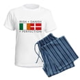 thumbnail image 5 of CafePress - Irish Danish Heritage Flags Women's Light Pajamas - Women's Short Sleeve Print T-Shirt and Pants Light Cotton Pajama Set, 5 of 7