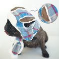 thumbnail image 5 of Disfraz de perro toro: capucha cálida con solapa para orejas para mascotas, bufanda cálida para mascotas, traje de perro para invierno, Halloween, fiesta de cumpleaños de Navidad, 5 of 5