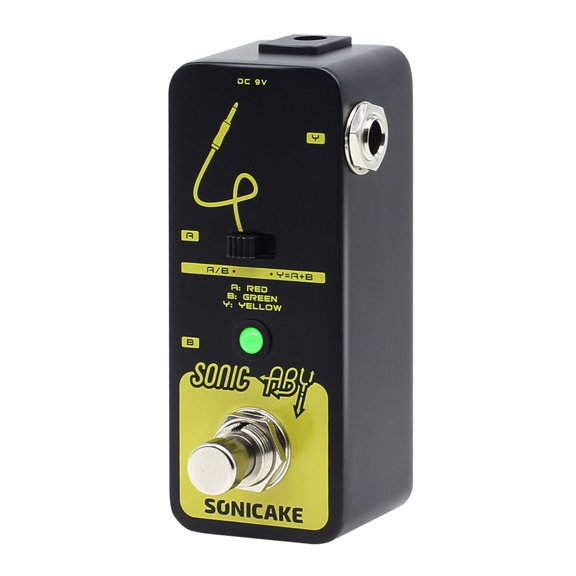 SONICAKE Sonic ABY Line Selector AB Switch Mini Guitar Effects Pedal True Bypass