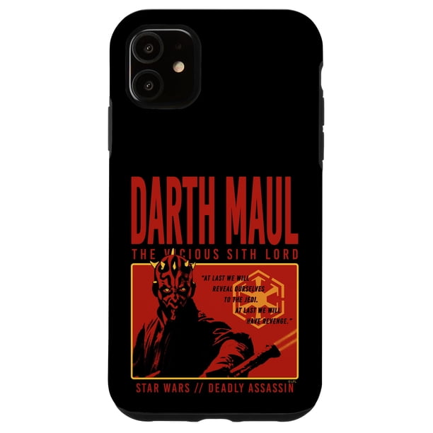 Funda para teléfono STAR WARS Darth Maul The Vicious Sith Lord iPhone 11