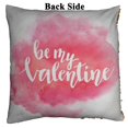 thumbnail image 2 of PKQWTM Happy Valentines Day Reversible Mermaid Cushion Cover Home Decor Sequin Pillow Case Size 18x18 inches, 2 of 2