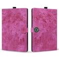 thumbnail image 2 of FJLBDE Case for OnePlus Pad 2 / Pad Pro 12.1 inch 2024 with Stand, Card Slot, Embossed Cat PU Leather Cover, Rose, 2 of 7