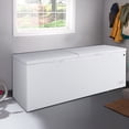 thumbnail image 2 of Kenmore 21 Cu. Ft. (600L) Convertible Chest Freezer/Refrigerator | Garage-Ready Deep Freeze | Dual Lids With Safety Locks | Manual Defrost | Easy-Rolling Wheels | White | Hunting Cabin Garage Cottage, 2 of 7
