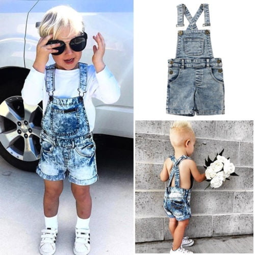 jean romper shorts