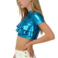 thumbnail image 4 of Disfraces de Niños Niños Primavera Y Verano Festival de Color Sólido Carnaval Fiesta Performance Cuello Redondo Camiseta Top para Niños Disfraz de Niño Pequeño, 4 of 7
