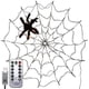 thumbnail image 1 of Halloween LED Spider Web String Light with Remote Control 8 Modes Net Mesh Atmosphere Lamp Outdoor Indoor Party Decor, 1 of 5