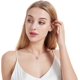 thumbnail image 2 of Long chain 925 silver rose gold women's silver chain jewelry gift Xmas, 2 of 2