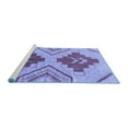 thumbnail image 2 of Ahgly Company Machine Washable Indoor Rectangle Abstract Blue Modern Area Rugs, 7' x 9', 2 of 4