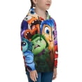 thumbnail image 3 of Lsque inside out 2 Patten Youth Hoodie Sweatshirt Pullover with Kangaroo Pocket Boys and Girls Hoodie Warm Hoodie for Kids, 3 of 8