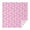 Pink Baseballs Pattern, variant on Pink Baseballs with Bows Pattern Square Tablecloth,Waterproof Square Table Cover,Wipeable Spillproof Washable Table Cover for Home Kitchen Party Decor 42"X42"(107x107cm)