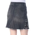 thumbnail image 3 of GUESS $89 Womens New 1243 Black Frayed Mini Casual Skirt 26 WAIST B+B, 3 of 3