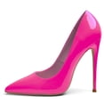 thumbnail image 2 of Zhabtuc Women's Classic Slip On Heels Sexy Pointed Toe Pumps Stiletto Pumps Party Dress Shoes Pink Size 11, 2 of 6