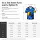 thumbnail image 5 of Fotbe Sports Tennis Ball Camisa Estampada de Manga Corta para Hombre, Casual de Verano, Estilo Playero, Sin Arrugas-Large, 5 of 5