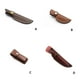 thumbnail image 3 of Inteprter Funda de piel de vaca, resistente, suave, protector de hoja, hebilla de cinturón, ligero, portátil, compacto, vaina de cuero, caza de Almacenamiento y organización del hogar Tipo 4, 3 of 6