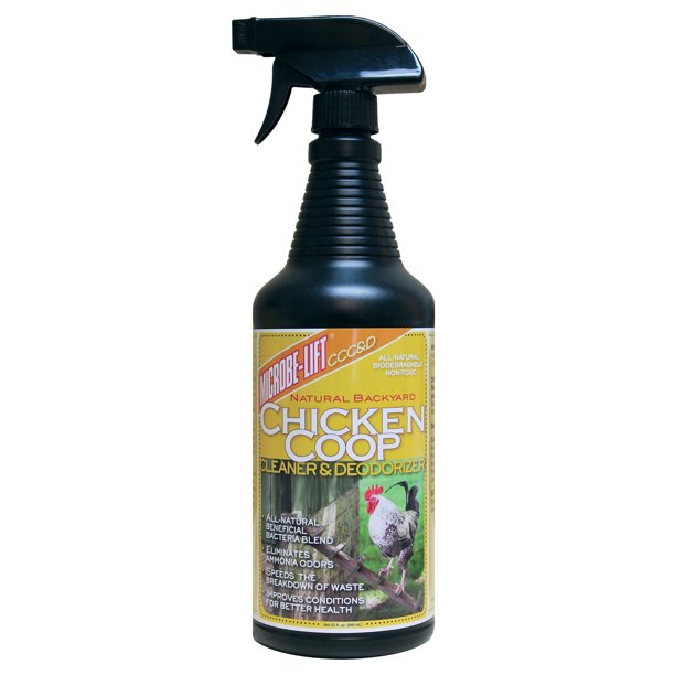 MICROBELIFT Chicken Coop Cleaner and Odor Eliminator, Turns Chicken