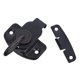 thumbnail image 5 of Cerraduras de mesa de hierro, hebillas para mesa de entrenamiento de comedor, conectores, pestillo de hoja de mesa, accesorios de hardware con tornillos negros, 5 of 7