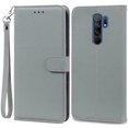 thumbnail image 1 of For Redmi 9 Case Soft Silicone Wallet Cover Phone Case For Xiaomi Redmi 9 Case Redmi9 Leather Flip Case Coque Fundas Shell Grey -Strap For Redmi 9, 1 of 6