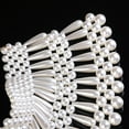 thumbnail image 6 of Aellinatey Luxurious Jewelry Bib Choker Necklace Handmade Hollow Out Woven Water Drop Pearl Beaded Layered Body Chain Shawl Collar, 6 of 8
