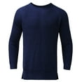 thumbnail image 4 of Vedolay Mens Lightweight Sweaters 2023 Sweater with Long Sleeves Fall Knitwear Outwear Blue,M, 4 of 5