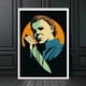 thumbnail image 5 of Póster de Halloween de la película de terror clásica Michael Myers, pintura de papel Kraft para pared, estudio, sala de estar, decoración, pintura artística, 5 of 5