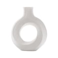 thumbnail image 1 of Jarrón de cerámica de estilo nórdico, jarrones decorativos, jarrón de , jarrones de , para comedor, decoración de cocina , Blanco, l Macarena Jarrón de ceramica, 1 of 8
