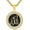 Cubic Zircon, variant on Allah Necklace for Men 925 Sterling Silver/18K Gold Plated Allah Arabic Pendant Islamic Jewelry Gifts for Men Women