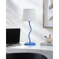 thumbnail image 6 of Livabliss Rigel Portable Table Lamp, 21-inch, Blue with White Shade, 6 of 7