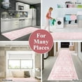 thumbnail image 6 of 2'6'' X 8' Boho Runner Rug, Non Slip Washable Shaggy Soft Carpet Area Rug for Hallways Entryway Bedroom, 6 of 13