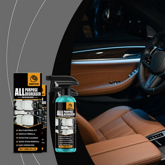 Powerful Degreaser Cleaner Spray Formula Cuts Through Grease On Kitchen Grills Appliances And Automotive Surfaces 4.05Oz